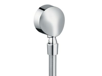 Accesoriu Hansgrohe FixFit E cu valva anti-retur si articulatie pentru furtun, crom