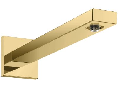 Brat de dus Hansgrohe Rainfinity Square 38.9cm, gold optic lustruit