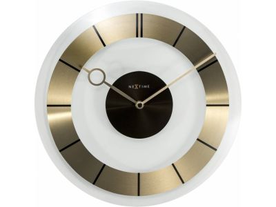 Ceas de perete NeXtime Retro Gold 31cm
