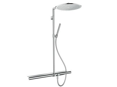 Coloana de dus Axor ShowerSolutions Select 350 1jet cu baterie termostatata 800, crom
