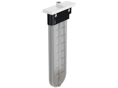 Corp incastrat pentru furtun dus Hansgrohe sBox, alb mat