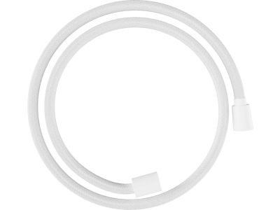 Furtun de dus Hansgrohe Designflex 125cm, alb mat