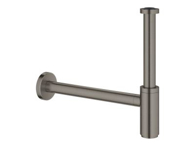 Sifon design pentru lavoar Grohe 28912, 1 1/4, brushed hard graphite