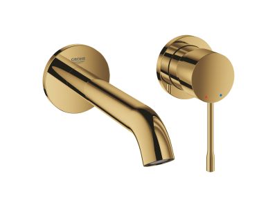 Baterie lavoar Grohe Essence M din 2 elemente, de perete, necesita corp ingropat, cool sunrise