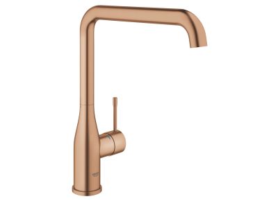 Baterie bucatarie Grohe Essence pipa L, brushed warm sunset