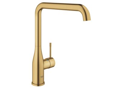 Baterie bucatarie Grohe Essence pipa L, brushed cool sunrise
