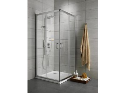 Cabina de dus dreptunghiulara Radaway Premium Plus D 1900, 75x90cm, sticla transparenta