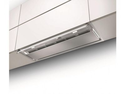 Hota incorporabila Faber In-Nova Touch A90, 670 m3/h intensiv, 90cm, inox-sticla alba