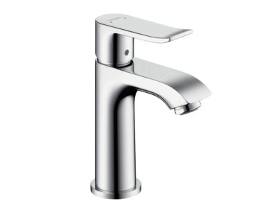 Baterie lavoar Hansgrohe Metris 100, ventil pop-up, crom