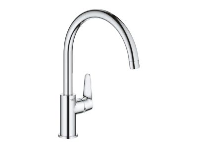 Baterie bucatarie Grohe Start Curve cu pipa C, crom