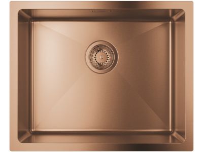 Chiuveta bucatarie Grohe K700U 60, 540x440mm, montare sub blat, inox, brushed warm sunset