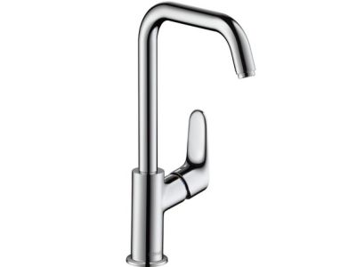 Baterie lavoar Hansgrohe Focus 240, ventil pop-up, crom