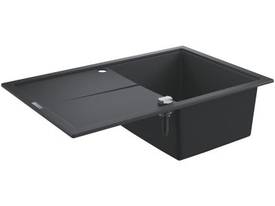 Chiuveta bucatarie Grohe K400 50 -C, 780x500mm, compozit, granite black
