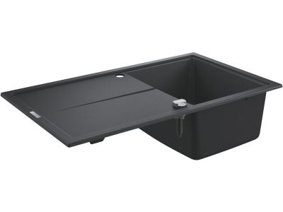 Chiuveta bucatarie Grohe K400 50 -C, 860x500mm, compozit, granite black