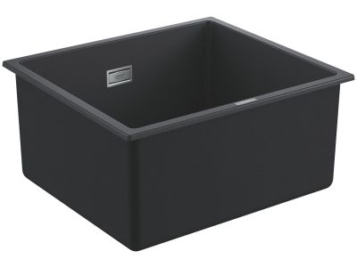 Chiuveta bucatarie Grohe K700U 50 -C, 457x406mm, montare sub blat, compozit, granite black