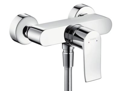 Baterie dus Hansgrohe Metris , crom
