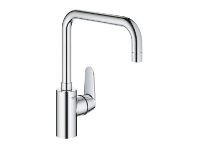 Baterie bucatarie Grohe Eurodisc Cosmopolitan, pipa U, crom