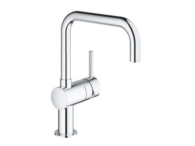 Baterie bucatarie Grohe Minta, pipa U, crom