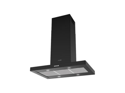 Hota insula Faber Stilo Comfort A90 Isola, 700 m3/h intensiv, 90cm, negru mat
