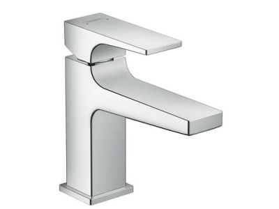 Baterie lavoar Hansgrohe Metropol 100, ventil push-open pipa 127 mm