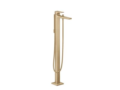 Baterie cada Hansgrohe Metropol de pardoseala, fara ventil, necesita corp ingropat, bronz periat
