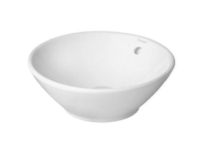 Lavoar tip bol Duravit Bacino 42cm, fara orificiu baterie, montare pe blat