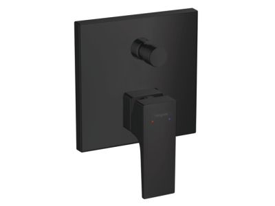 Baterie cada - dus Hansgrohe Metropol montaj incastrat, necesita corp ingropat, negru mat