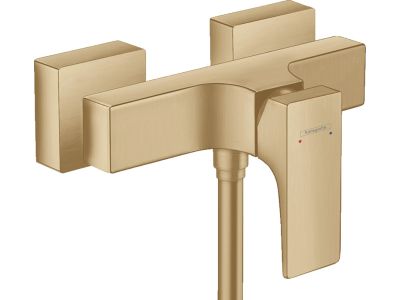Baterie dus Hansgrohe Metropol, bronz periat