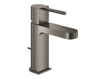 Baterie lavoar Grohe Plus S, ventil pop-up, brushed hard graphite