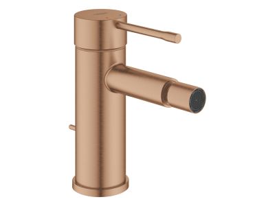 Baterie bideu Grohe Essence S, ventil pop-up, brushed warm sunset
