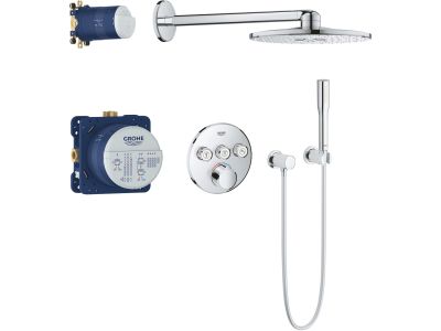 Sistem de dus incastrat Grohe SmartControl crom