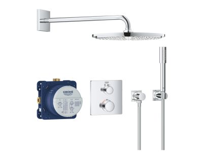 Sistem de dus incastrat Grohe Grohtherm Perfect Rainshower Cosmopolitan 310, crom