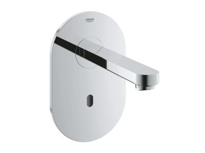 Baterie lavoar Grohe Euroeco Cosmopolitan E electronica pentru apa rece, alimentare la retea, montare pe perete, crom