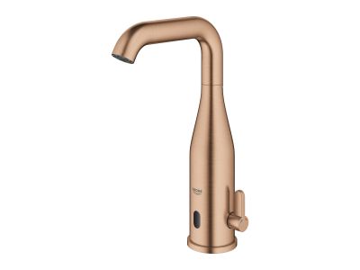 Baterie lavoar Grohe Essence E electronica, alimentare cu baterie, brushed warm sunset