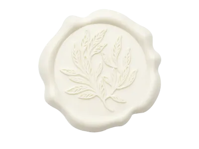 Sigiliu ceara Foldabox autoadeziv, Ivory