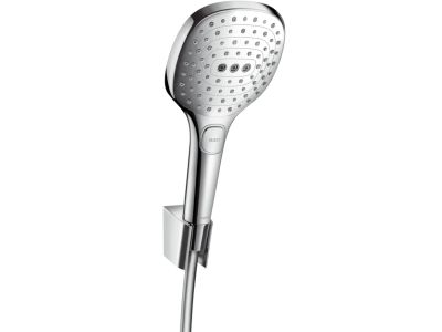 Set dus Hansgrohe Raindance Select E 120 Porter crom include furtun 1,60m