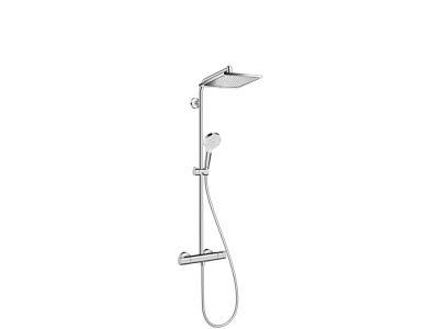 Coloana de dus Hansgrohe Crometta E240 1 jet cu baterie termostatata, crom