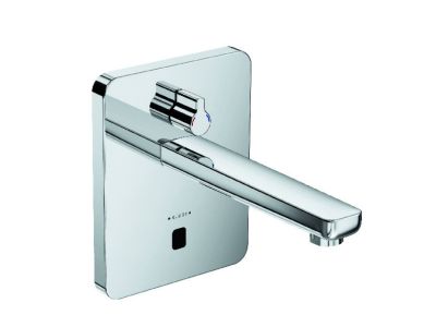 Baterie lavoar Kludi Zenta electronica, reglaj manual al temperaturii, montaj incastrat, necesita corp ingropat