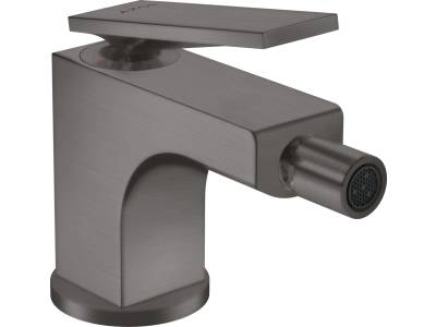 Baterie bideu Axor Citterio, ventil pop-up, brushed black