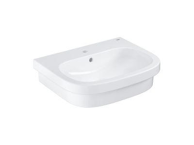 Lavoar Grohe Euro Ceramic 60cm, montare pe blat, alb