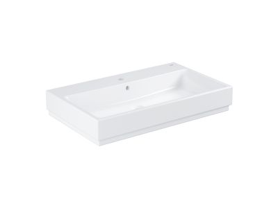 Lavoar Grohe Cube Ceramic 80cm, PureGuard, alb