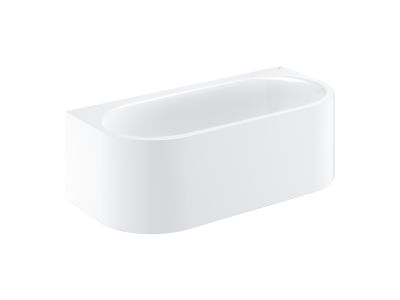 Cada freestanding Grohe Essence 180x85cm, montare la perete, otel, alb