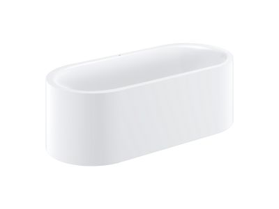 Cada ovala freestanding Grohe Essence 180x80cm, otel, alb