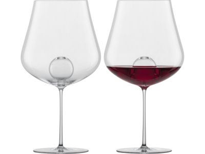 Set 2 pahare vin rosu Zwiesel Glas Air Sense Burgundy, design Bernadotte & Kylberg, handmade, 796ml