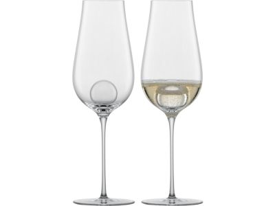 Set 2 pahare sampanie Zwiesel Glas Air Sense, design Bernadotte & Kylberg, handmade, 331ml