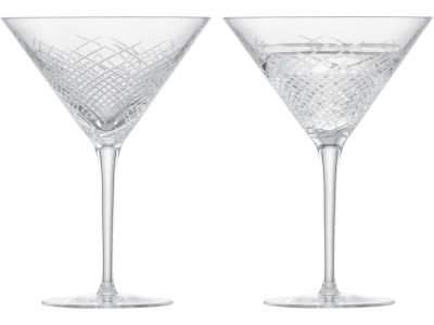 Set 2 pahare martini Zwiesel Glas Bar Premium No.2, design Charles Schumann, handmade, 294ml