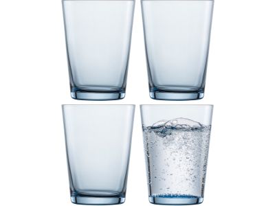 Set 4 pahare apa Zwiesel Glas Together, cristal Tritan, 548ml, smoke blue