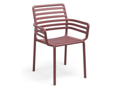 Scaun exterior Nardi Doga Armchair rosu marsala