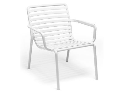 Scaun exterior Nardi Doga Relax alb