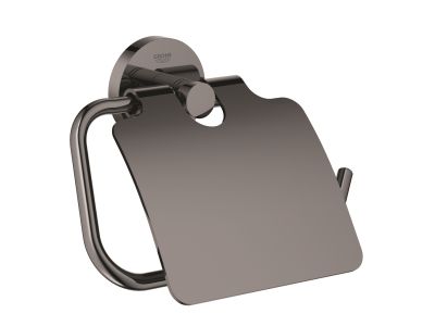 Suport hartie igienica cu aparatoare Grohe Essentials hard graphite
